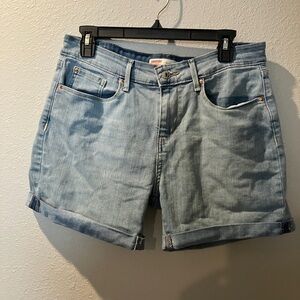 Light Blue Denim Women's Shorts